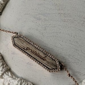 Stella & Dot Jewelry - Stella & Dot wooden engravable bar Stella & Dot Jewelry - Stella & Dot wooden engravable bar